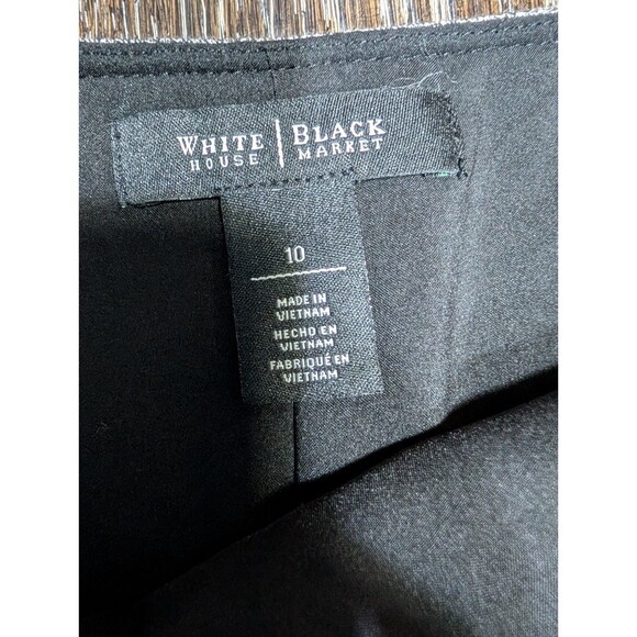 White House Black Market Gray Linen Pencil Skirt 10 - Picture 4 of 6